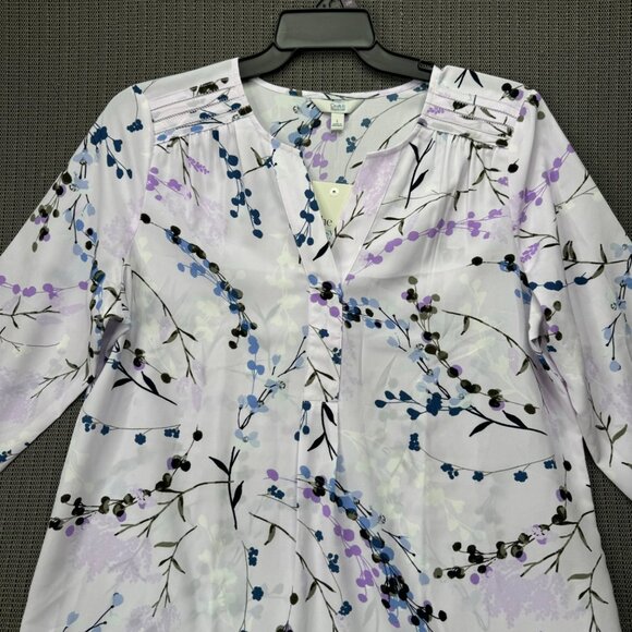 Floral Print Women's Top - Picture 8 of 9
